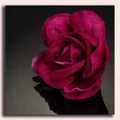 Róża główka 12 szt 4 cm Burgund/Purple